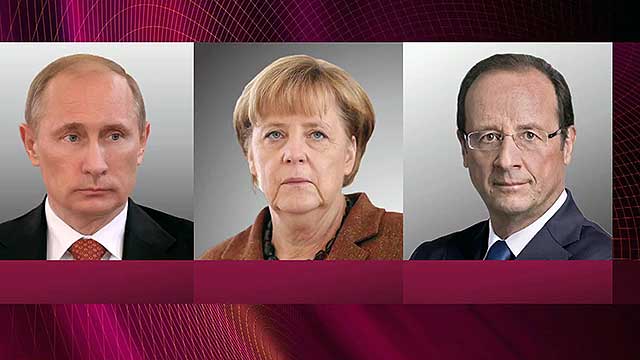 Putin Merkel və Ollanda zəng etdi