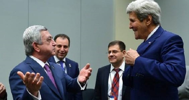 Sarkisyan “Aprel müharibəsi”nin dayandırılmasına görə Con Kerriyə təşəkkür etdi 