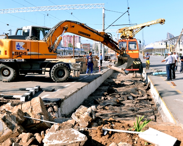 Bakı Vağzalının təmiri ilin sonunda başa &ccedil;atacaq - FOTO