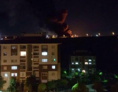 TRT-nin binası partladıldı