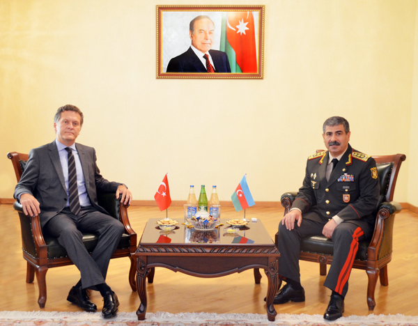 Zakir Həsənov T&uuml;rkiyə səfiri ilə g&ouml;r&uuml;ş&uuml;b - FOTO