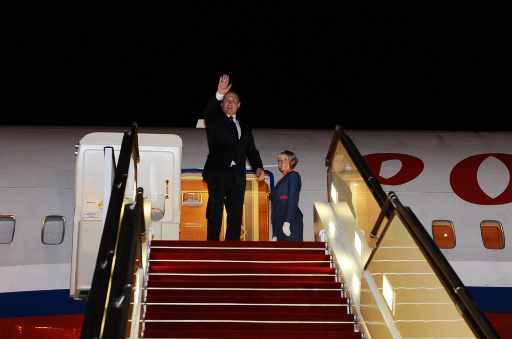 Putinin Azərbaycana səfəri başa &ccedil;atıb
