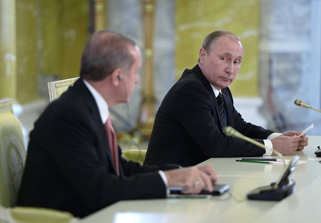 Ərdoğan-Putin görüşündən FOTOLAR