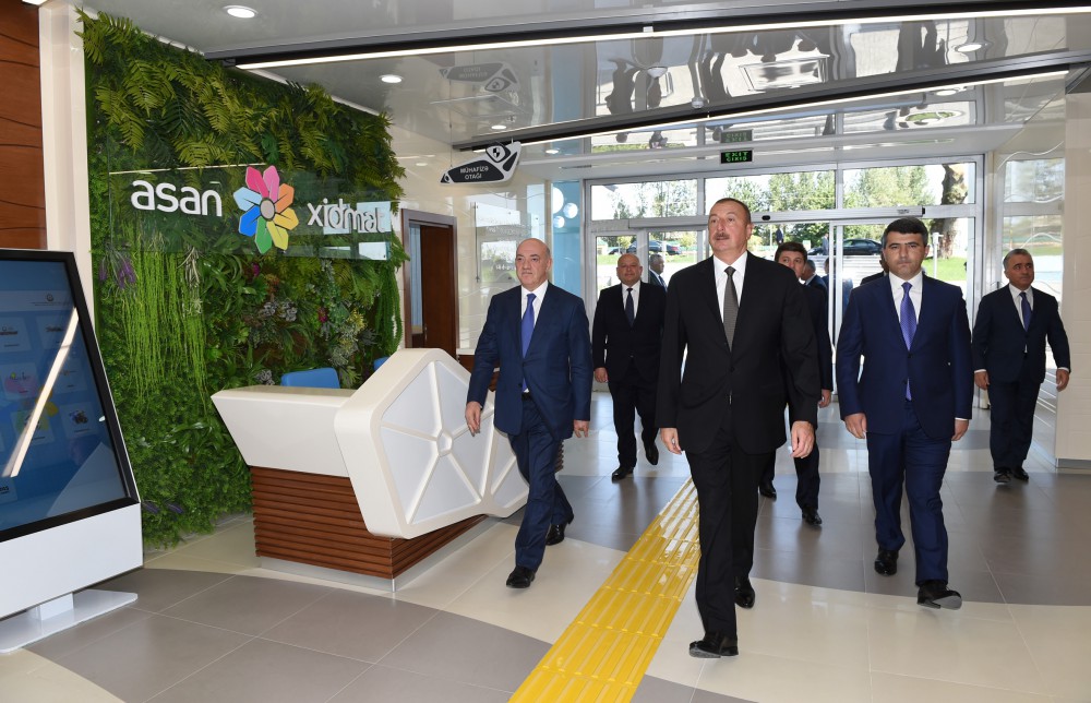  Prezident "ASAN xidmət" mərkəzinin a&ccedil;ılışında - FOTO 