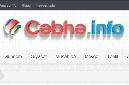 Cebhe.info saytı ad g&uuml;n&uuml;n&uuml; qeyd edir 