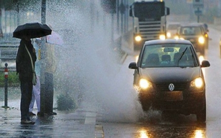 Yol polisindən yağışlı havalarla bağlı sürücülərə XƏBƏRDARLIQ