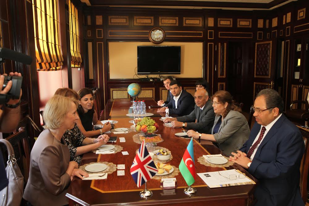 B&ouml;y&uuml;k&nbsp;Britaniyanın səfiri BDU-da olub