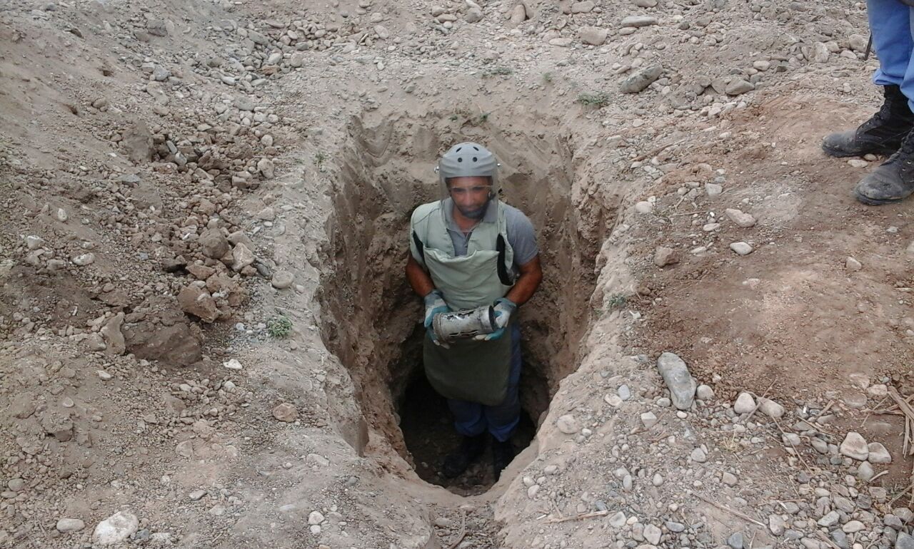 Ağcabədidə top mərmisi aşkarlanıb
