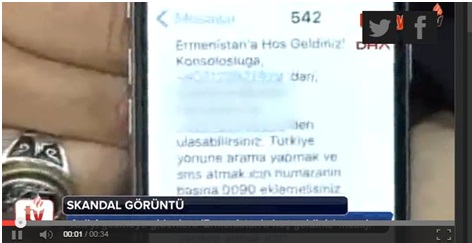 T&uuml;rkiyədə erməni mesajı QALMAQALI - VİDEO
