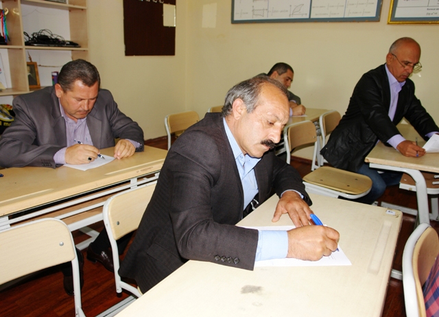 Hərbi müəllim olmaq istəyən 81 nəfər imtahan verdi  