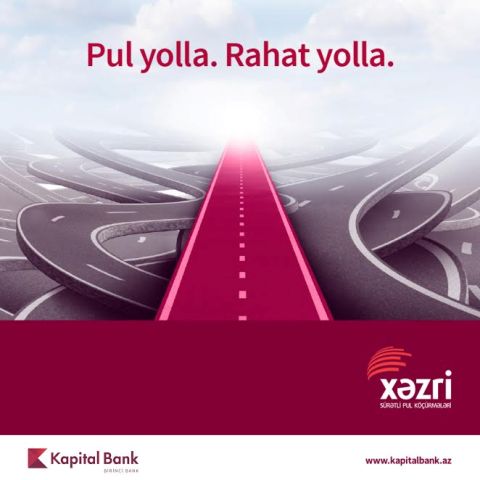 Kapital Bankın&nbsp;&ldquo;Xəzri&rdquo; sistemi daha 4 &ouml;lkə qoşuldu