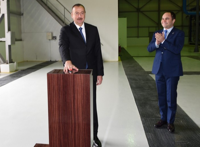 Prezident Bakıda Oksigen zavodunun a&ccedil;ılışında - FOTO