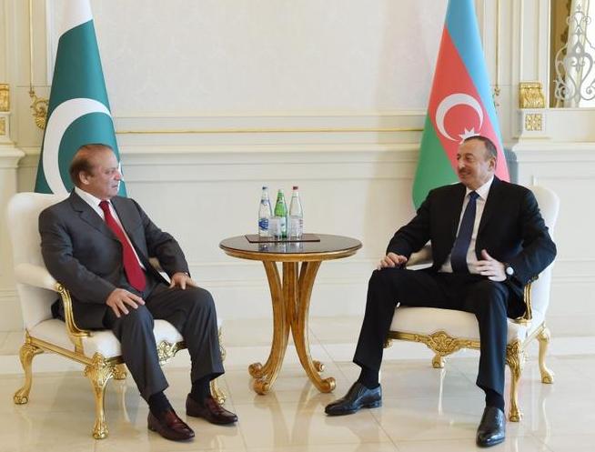 İlham Əliyev Pakistanın Baş nazirini qəbul edib