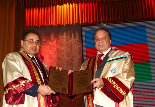 Pakistanın baş naziri BDU-nun Fəxri doktoru oldu