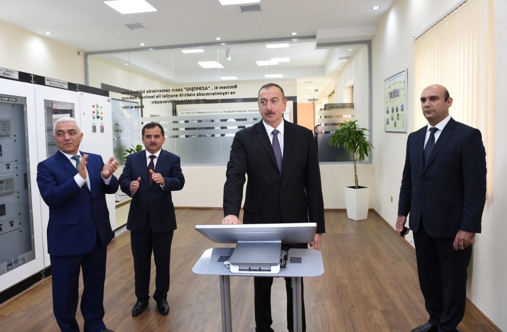  Prezident &ldquo;Daş Salahlı&rdquo; yarımstansiyasının A&Ccedil;ILIŞINDA 