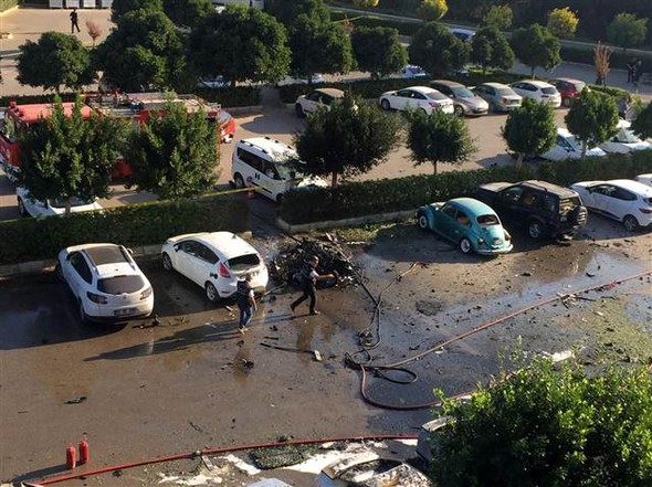 Antalyadakı partlayışda 10 nəfər yaralanıb