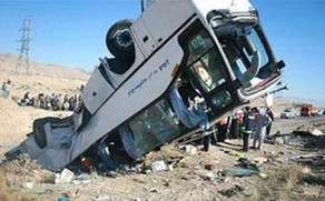 Zəvvarları daşıyan avtobus aşdı: 20 ölü 