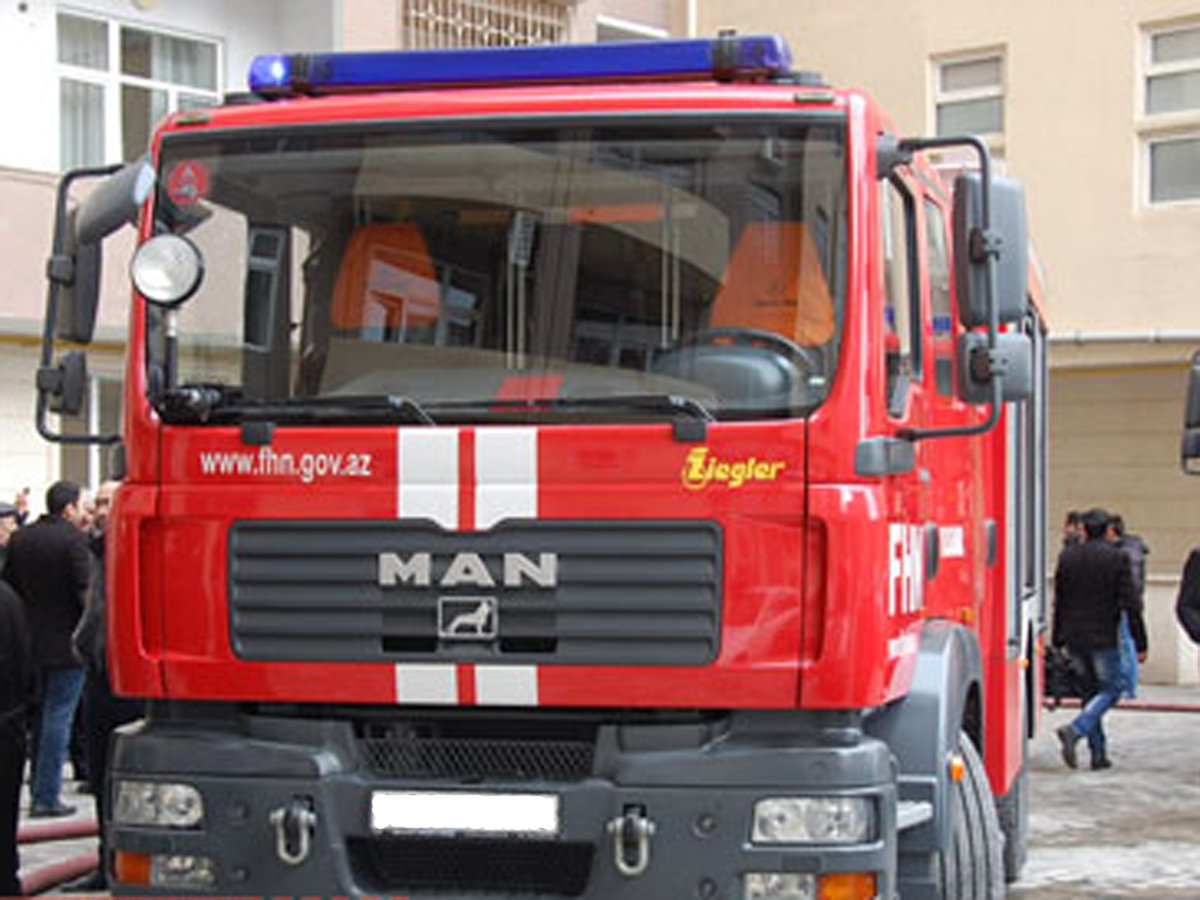 Bakıda oteldə yanğın