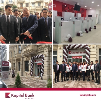 Kapital Bank-ın yenilənmiş Cəfər Cabbarlı filialı istifadəyə verildi