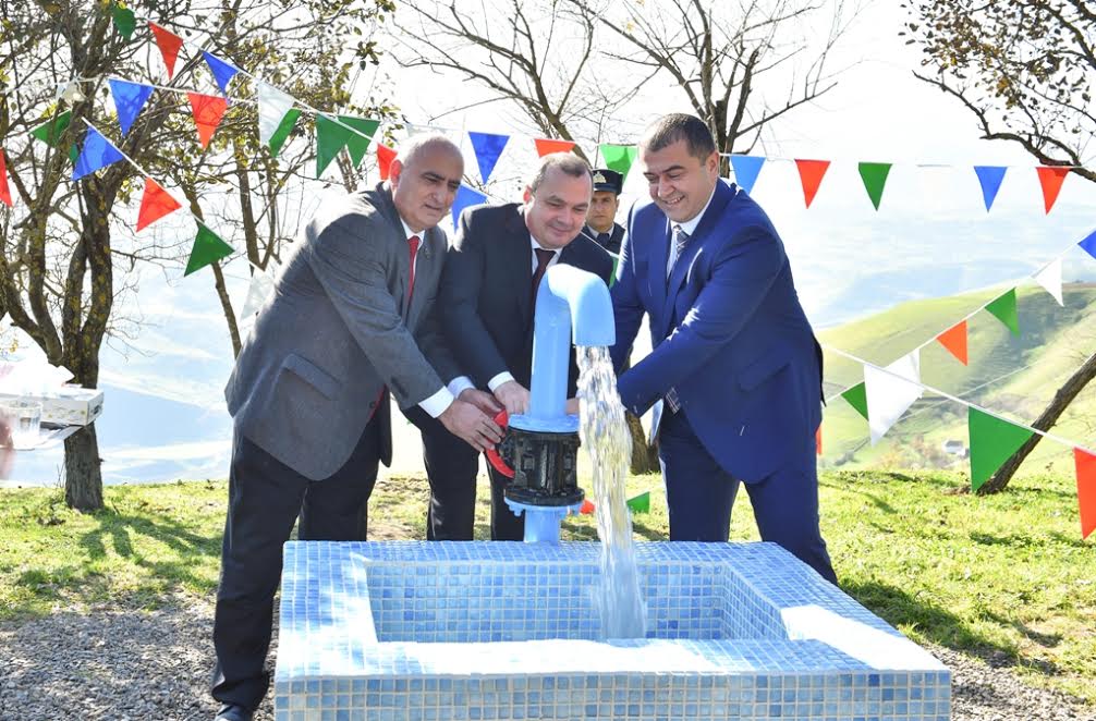 Yardımlının bu kəndlərində içməli su problemi həll olundu