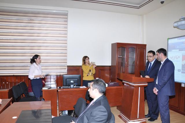 MENA-nın baş direktor müavini BDU-da mühazirə oxuyub