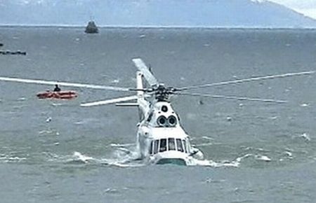 Xəzərə İrana məxsus helikopter düşdü: 5 ölü