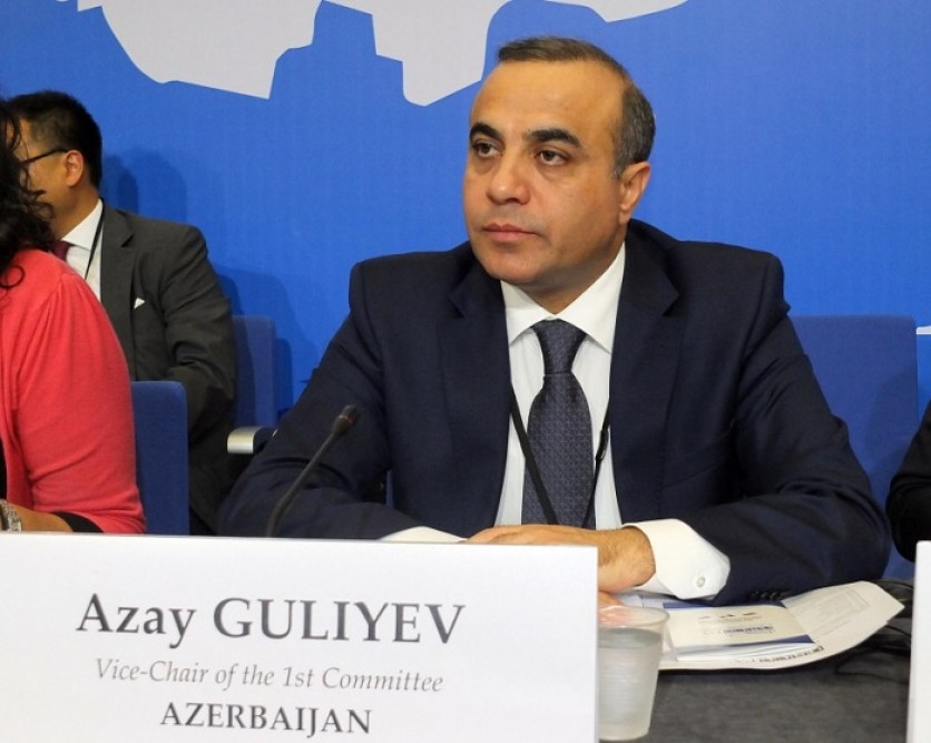 Azay Quliyev Baş Məclisdə çıxış edəcək