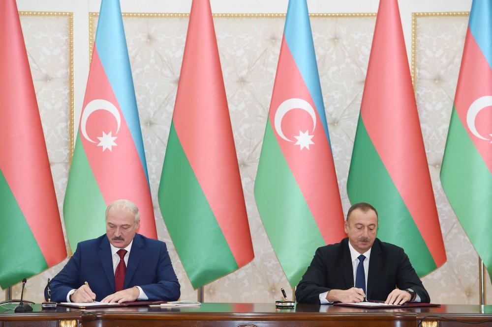 Azərbaycan-Belarus sənədləri imzalandı - YENİLƏNİB