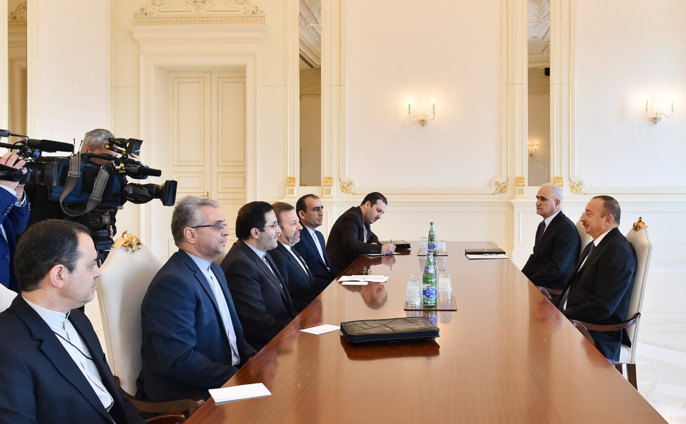 İlham Əliyev iranlı naziri qəbul etdi