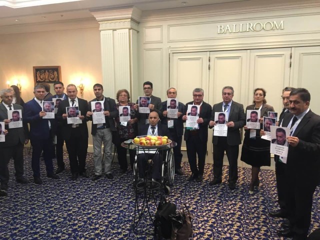 Brüsseldə Dilqəmlə Şahbaza azadlıq tələbi ilə aksiya keçirildi - FOTO