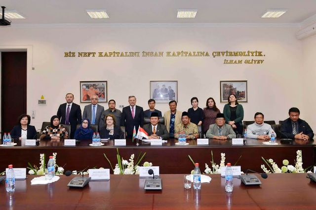 İndoneziyalı qonaqlar BANM-də oldular