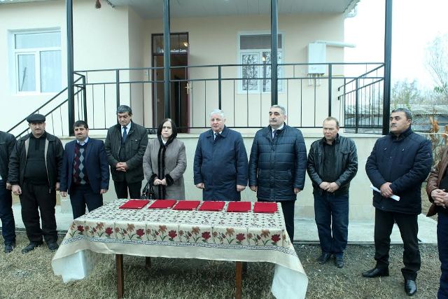 Ucarda Qarabağ əlilləri üçün 6 fərdi ev verildi