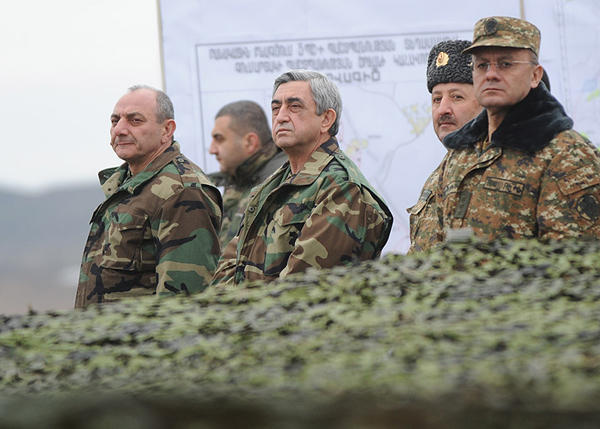 Sarkisyan Qarabağa gəldi