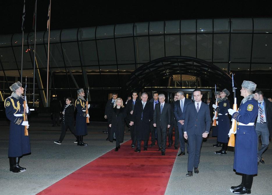Netanyahunun Azərbaycana işgüzar səfəri başa çatıb 