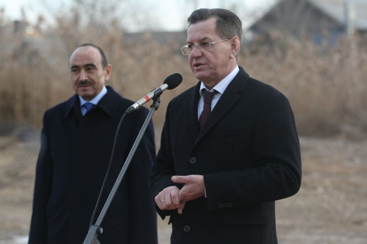 Həştərxanda Azərbaycan Biznes Mərkəzinin təməli qoyulub - FOTO 