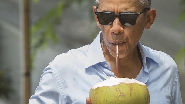 Obama prezident kimi sonuncu istirahətinə getdi