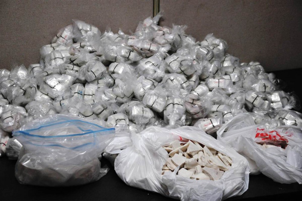 &nbsp;  M&uuml;sadirə edilən 1,04 ton narkotik vasitə məhv edilib