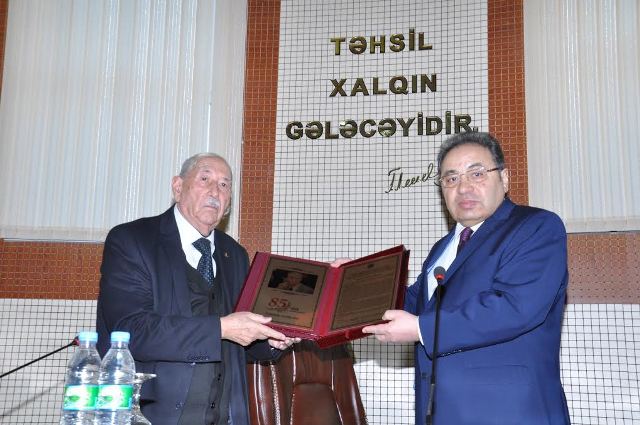 Professor Abuzər Xələfovun 85 illik yubileyi qeyd olunub