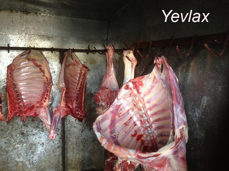 Yevlax və Bərdədə mənşəyi məlum olmayan ət aşkarlanıb - FOTOLAR