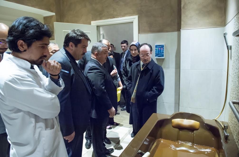 Naftalanda içməli su və kanalizasiya sistemi yenidən quruldu