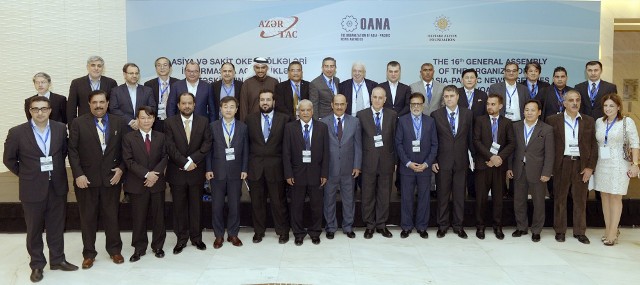 Asiya və Sakit Okean Ölkələri Xəbər Agentlikləri Təşkilatının yaranmasından 55 il ötür