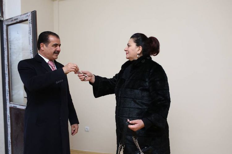 Gəncədə 55 ailəyə yeni mənzil verilib