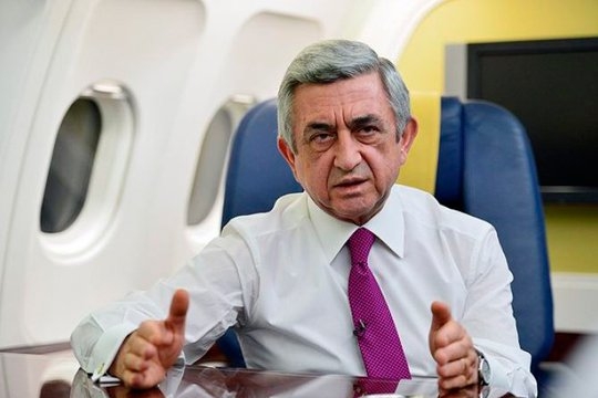 Sarkisyan Rusiyaya səfər edib