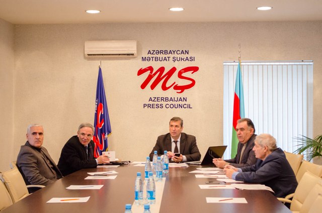 Mətbuat Şurası 6 şikayətə baxdı  