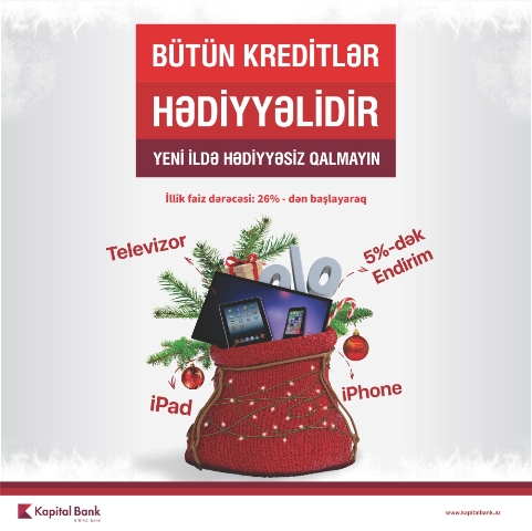 Kapital Bank-ın “Qış hədiyyə Kampaniyası” davam edir