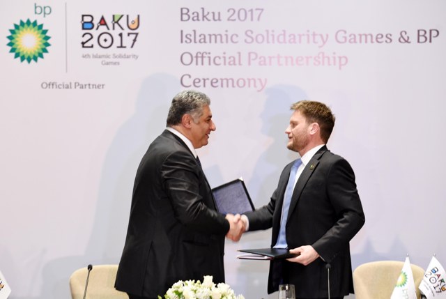 BP və Bakı 2017 İslam Həmrəyliyi Oyunlarının tərəfdaşı oldu    