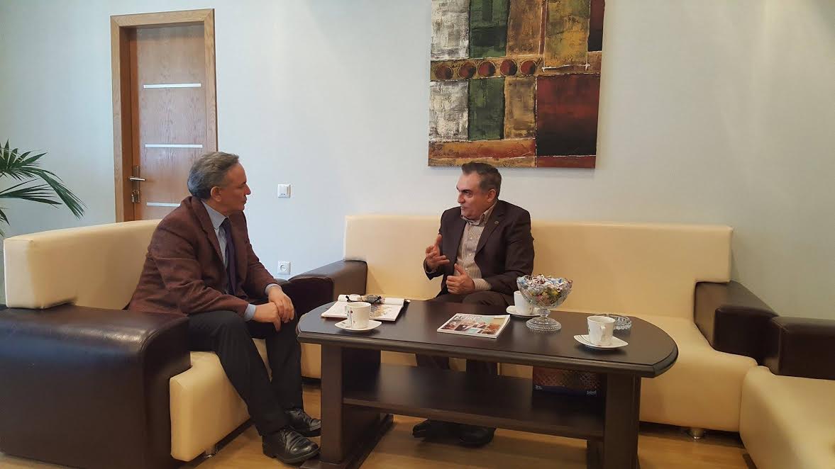 Yunus Əmrə İnstitutunun rəhbəri Mətbuat Şurasında olub