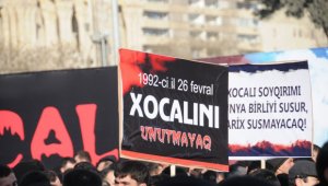 Br&uuml;sseldə Xocalı soyqırımı mitinqi ke&ccedil;iriləcək 