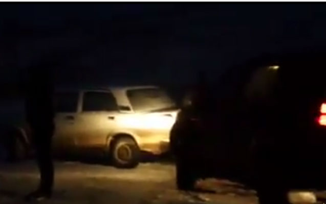 Qar Şamaxı yolunu bağladı - VİDEO 