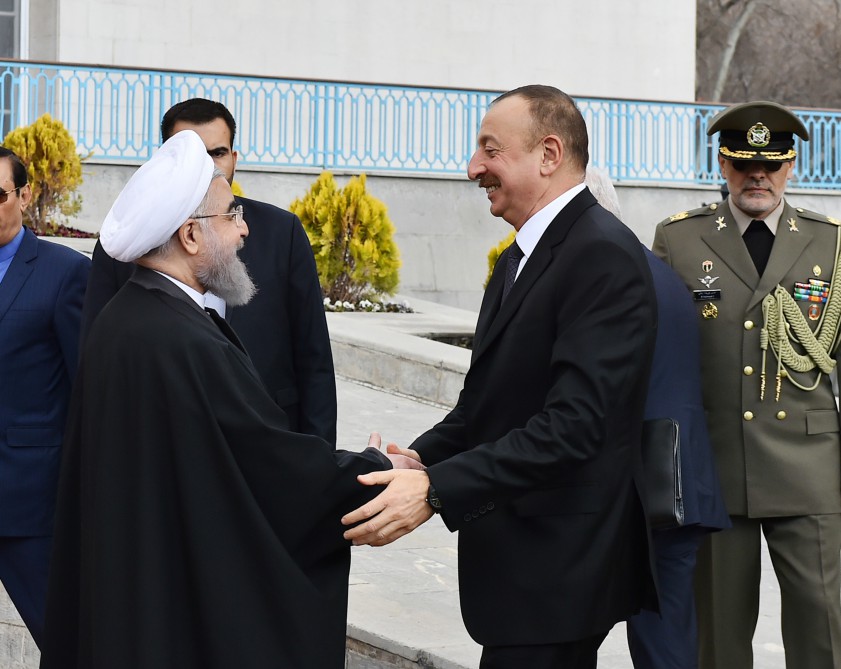 Prezident İlham Əliyev İranda rəsmi səfərdədir-FOTOLAR